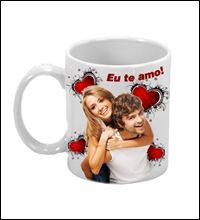Caneca Cerâmica Cilindrica