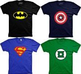 Camisetas Super Heróis